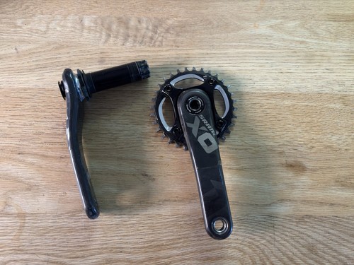 Sram xo1 carbon kurbelgarnitur - carbon,
